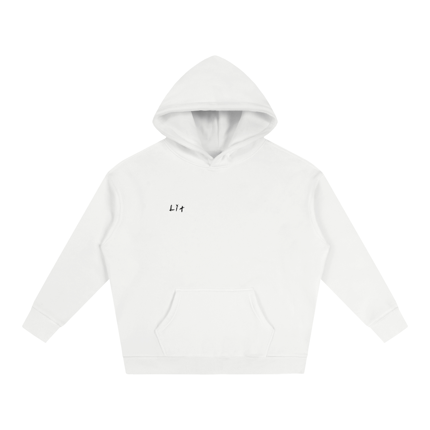 "Lit" Oversize Fleeced Hoodie