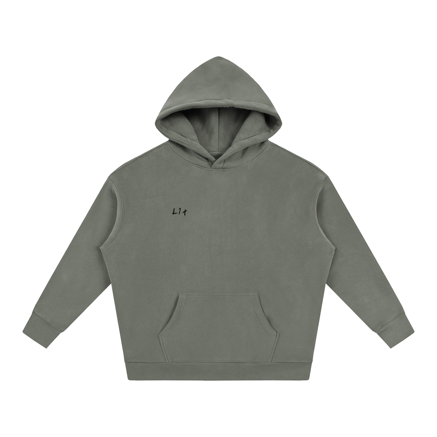 "Lit" Oversize Fleeced Hoodie