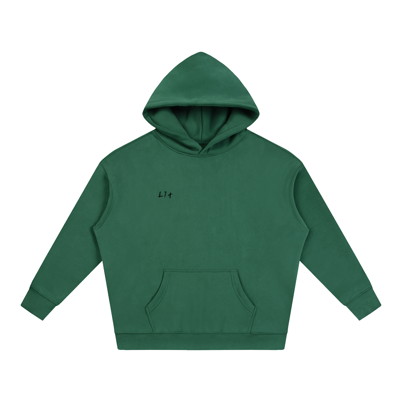 "Lit" Oversize Fleeced Hoodie