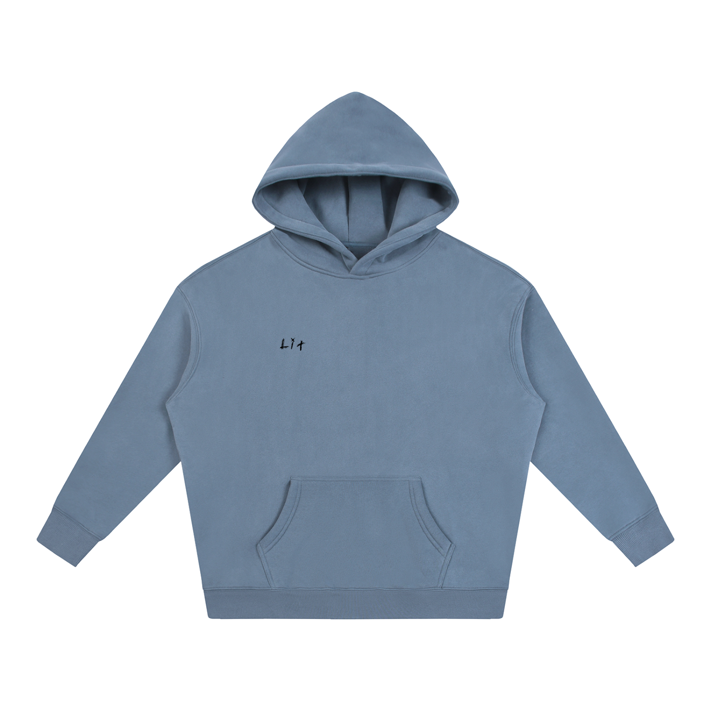 "Lit" Oversize Fleeced Hoodie