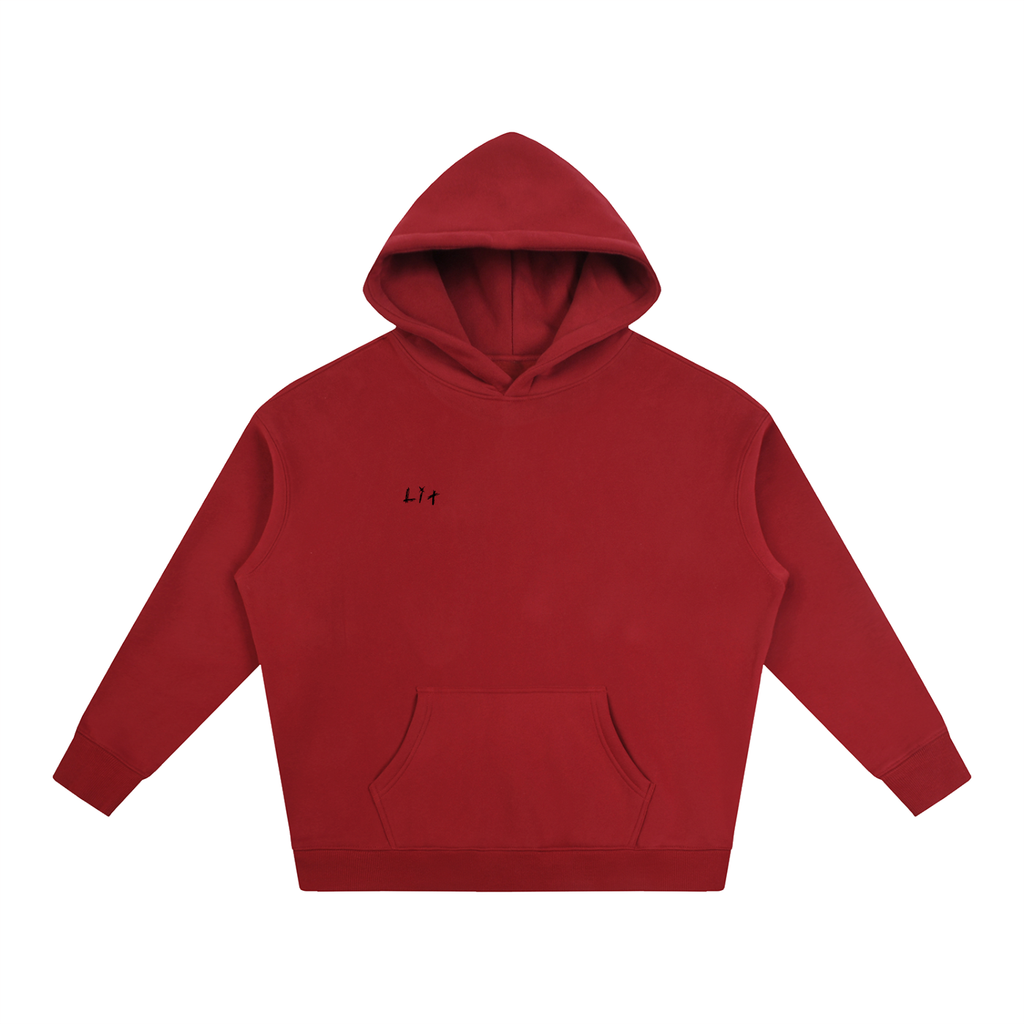 "Lit" Oversize Fleeced Hoodie