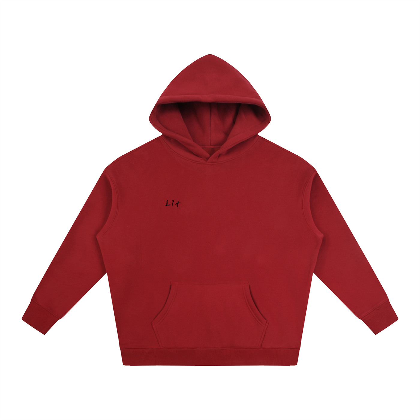 "Lit" Oversize Fleeced Hoodie