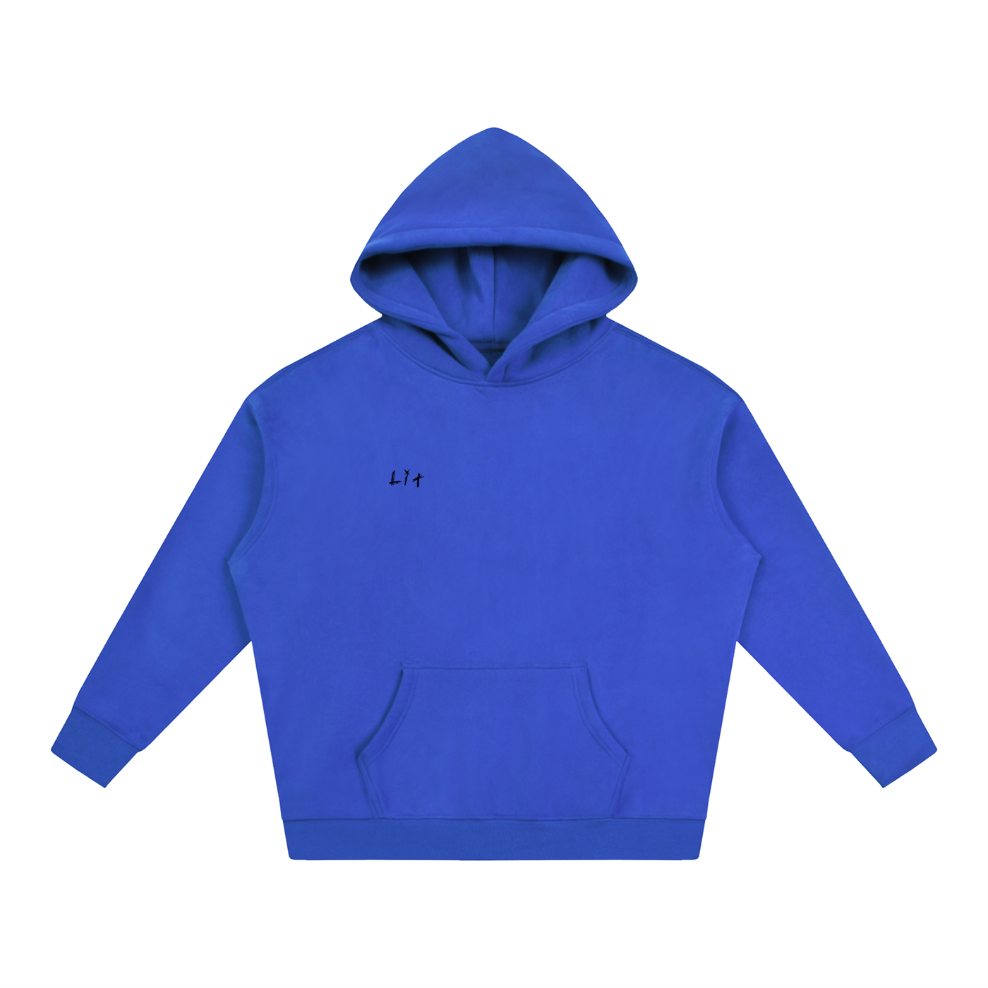 "Lit" Oversize Fleeced Hoodie