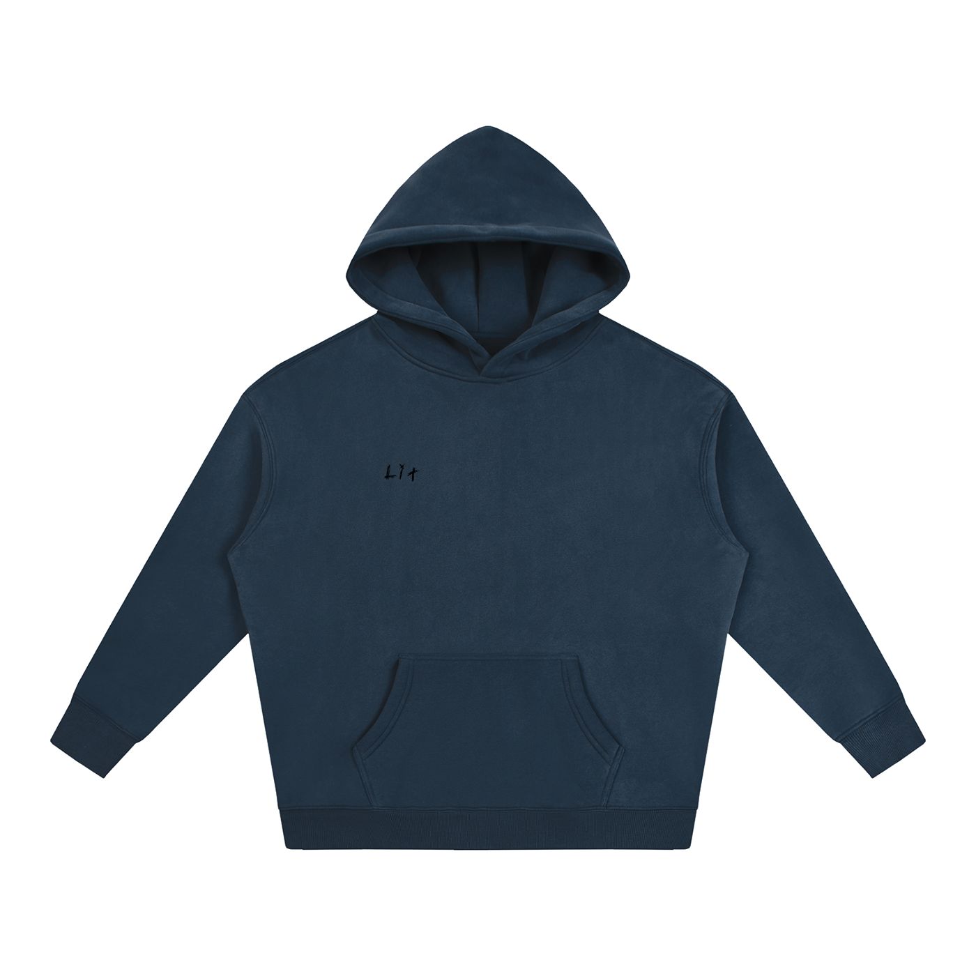 "Lit" Oversize Fleeced Hoodie